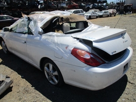 2004 TOYOTA SOLARA SE CONVERTIBLE WHITE 3.3L AT Z16326